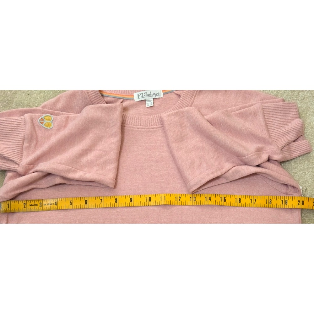PJ Salvage Sunshine on Mind Long Sleeve Pajama Set Women's XS Rosewood NWT - Picture 12 of 16